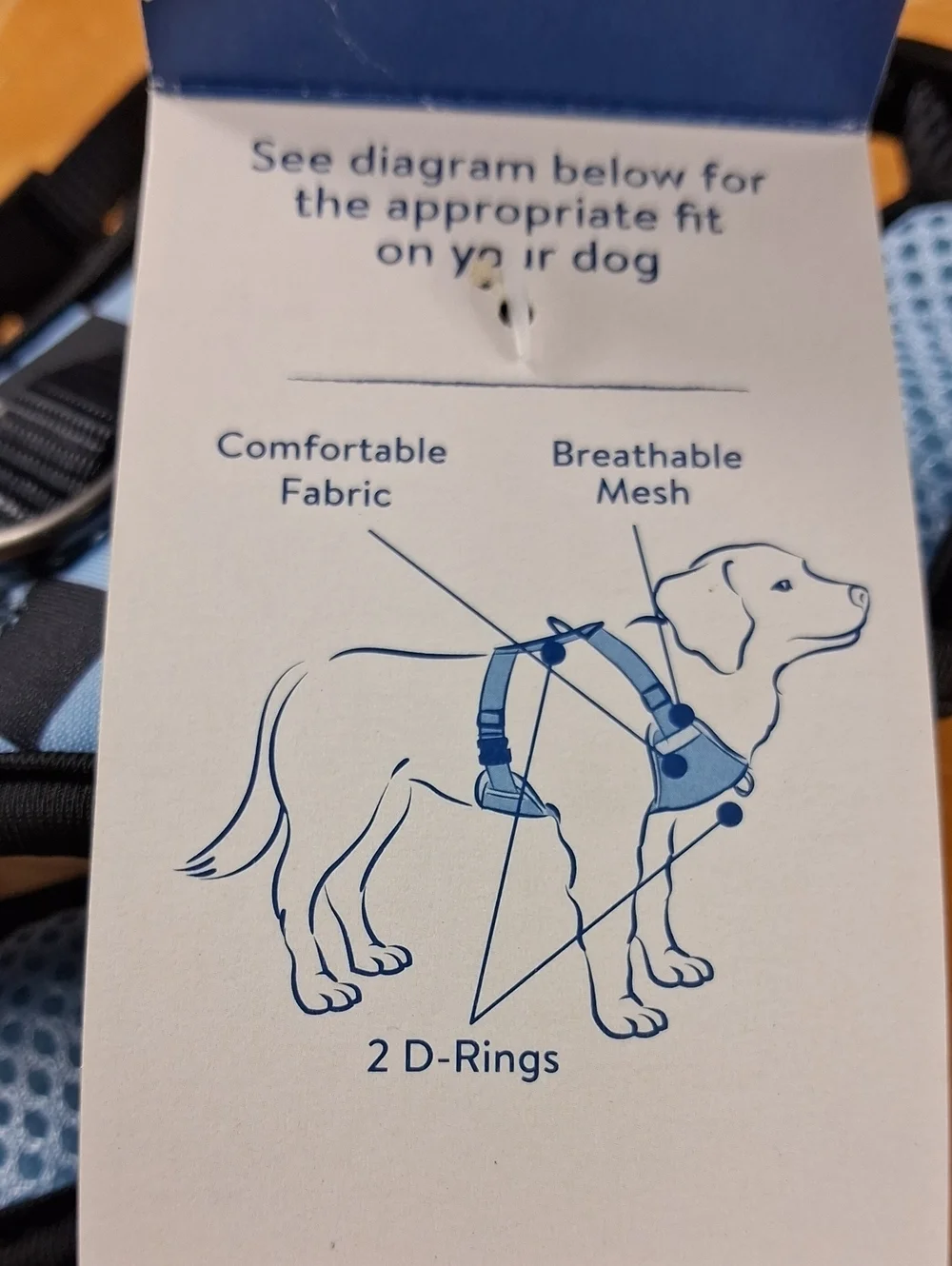 Top Paw Adjustable Fashion Comfort Blue & Black Checkered XXSmall Dog Harness
